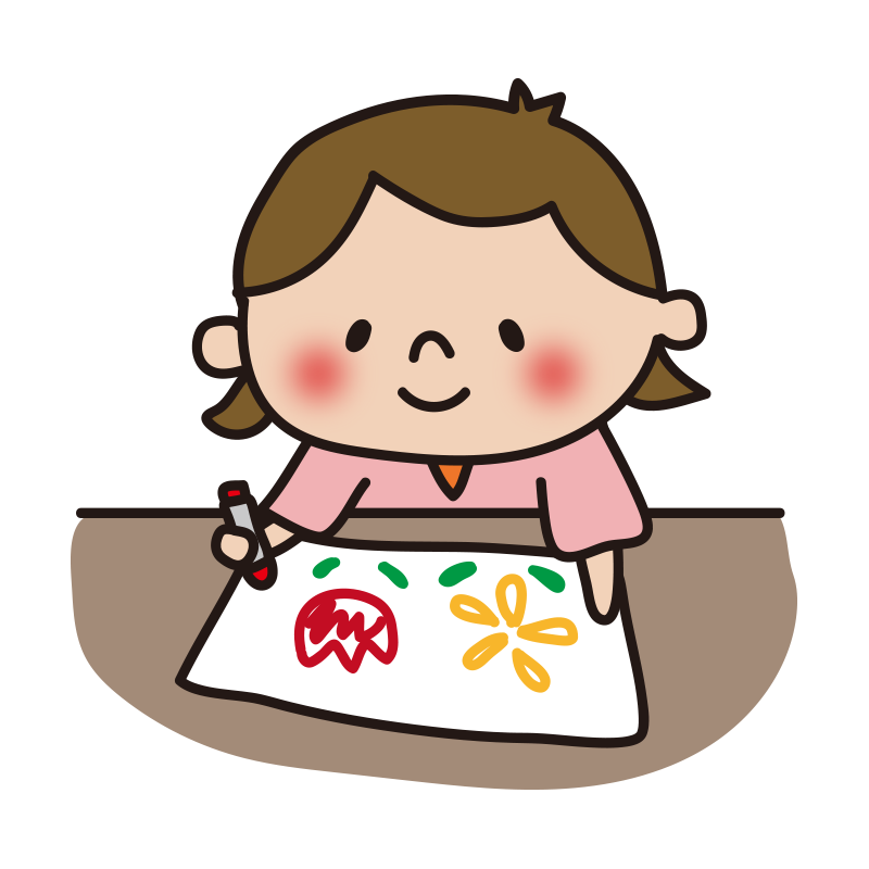 kodomo_oekakisuruonnanoko (1)
