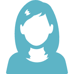 ロングヘアーの女の人の無料アイコン素材 1